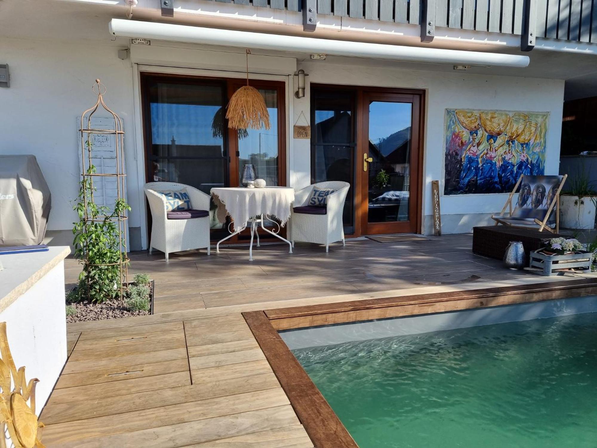 Studio 22, Terrasse,Pool,Sauna,Ofen Neuffen Exterior foto